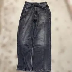 ZARA ワイドレッグデニム グレー EUR36