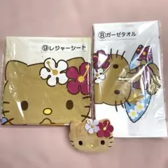 新品未使用‼︎ハローキティ一番くじ 2025 日焼けキティ 顔型ポーチ他 サンリオ