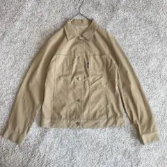 MOSAIQUE ジャケット Gジャン型 薄手 L ベージュ .2010