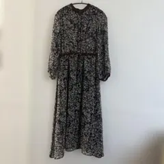 NICE CLAUP ナイスクラップ花柄ロングワンピース