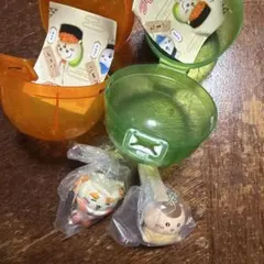 ちいかわ寿司 フィギュアキーホルダー くりまんじゅう シーサー