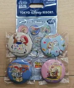 東京ディズニーリゾート トイ・ストーリー 缶バッジ 4個セット