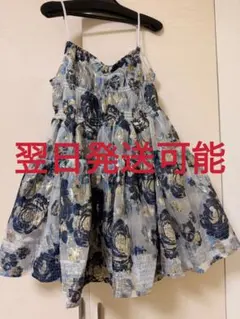 POPPY AIRY BLOOM CAMI DRESS 花柄 ブルー - メルカリ