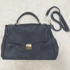 美品⭐イタリア製BORSE IN PELLE本革2WAYバッグ斜め掛けのサムネイル
