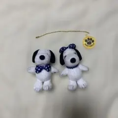 USJ★スヌーピー♪ペアぬいぐるみ キーチェーン1個付き