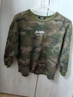 値下げ！XLARGE キッズ 迷彩柄 長袖トップス 120