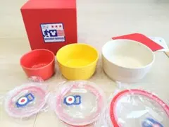 【新品未使用】ディズニー ミッキー レンジパック 3点セット 三郷陶器 保存容器
