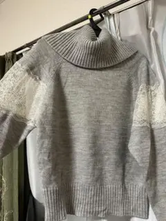 Snidel グレー タートルネックセーター Fサイズ