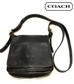 オールドコーチ☆ショルダーバッグ ボディバッグ クロスボティ 斜めがけ　ミニ黒