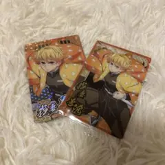 鬼滅の刃 ウエハース10 我妻善逸　N、SR 2枚セット