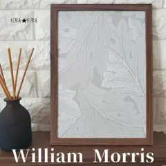 William Morrisウィリアムモリス　壁紙　額装　フレーム付き　A4⑩のサムネイル