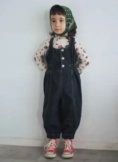 softcheese デニムサロペット　90cm