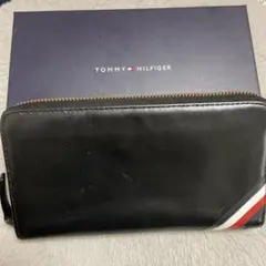 TOMMY HILFIGER ラウンドファスナー長財布 ブラックのサムネイル