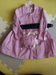 ラルフローレン ストライプ ワンピース 18M