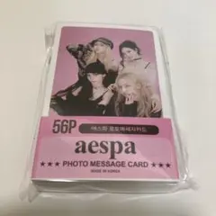 aespa メッセージカード56枚入り