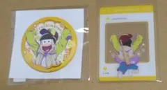 おそ松さん こてっちゃん コラボ　松野十四松 　缶バッジ　クリアカード