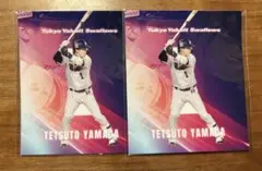 山田哲人 スワローズオンラインクジ ステッカー 2枚