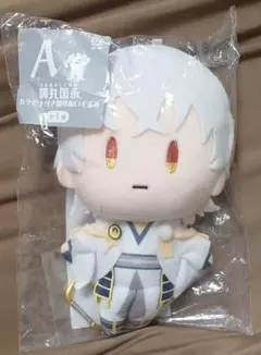 鶴丸国永 カラビナ付き御伴ぬいぐるみ　フリューくじ 刀剣乱舞 御伴散歩