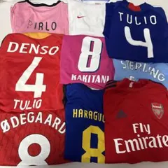 サッカーウェアセット（選手名多数）
