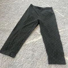 ユニクロ☆カーキドット柄レギンス☆サイズ130