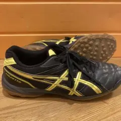 ASICS CALCETTO フットサルシューズ ブラック/イエロー　27cm
