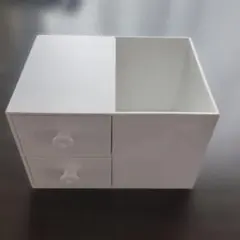 ホワイト プラスチック コレクションボックス