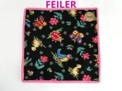 【新品未使用】FEILER フェイラー　ハイジドット　ポーチ&ハンカチ FEILER - フェイラー ハイジドット ポーチ シルバーグレーの通販