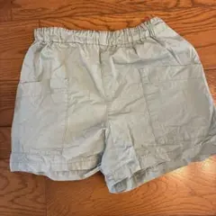 130サイズ ライトグリーン ハーフパンツ