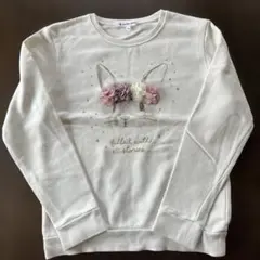 ウサギ　トレーナー ホワイト