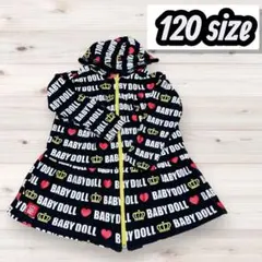 BABYDOLL パーカー 120サイズ フード付き 秋冬