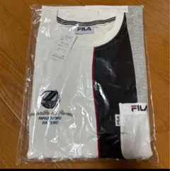 新品未使用⭐︎FILA ストライプデザイン Tシャツ LLサイズ ホワイト