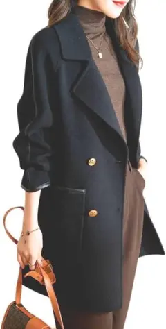 [ROSELUCA.] チェスターコート アウター レディース 　Ｌサイズ