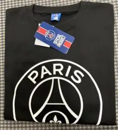【タグ付き新品】パリサンジェルマン　Tシャツ Lサイズ　ブラック