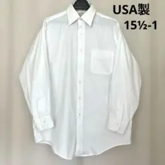 USA製 ブルックスブラザーズ　メーカーズ Makers白 シャツ 15½-1