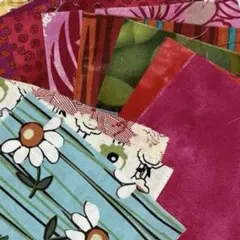 生地（105） はぎれまとめ売り　カントリー　北欧　パッチワーク　ハギレセット