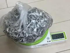 プルタブ　缶　120g シルバー　銀色　アルミ缶