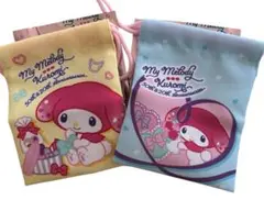 My Melody & Kuromi 巾着ポーチセット