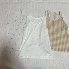 女の子用タンクトップ3枚セット