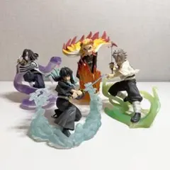 【豪華4点】鬼滅の刃 フィギュア 時透無一郎・伊黒小芭内・不死川実弥・煉獄杏寿郎