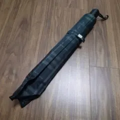 【未使用】バーバリーブラック チェック柄 折りたたみ傘