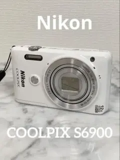 美品⭕️実写美【動作確認済 Nikon COOLPIX S6900 ホワイト　白 Nikon Coolpix S6900 White Digital Camera | eBay