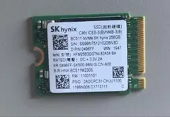 SK hynix BC511 NVMe SSD 256GB