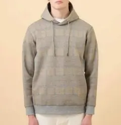 TAKEO KIKUCHI　タータンチェックダンボールフーディ