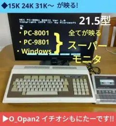 ◆21.5” Wide PC-8001/9801、 Windows Ok