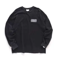 ディスイズネバーザット 連続ロゴ ロンT ブラック【Ｌ】