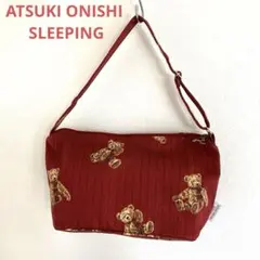 ATSUKI ONISHI SLEEPING バッグ ベア 赤