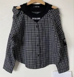 SISTER JENNI オフショルダー長袖シャツ 130cm