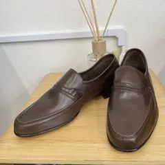 【E7】《美品》Bally バリー ブラウンローファー 7.5E 26cm相当のサムネイル