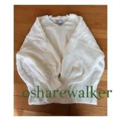 ボリューム袖 ニット