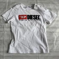 DIESEL ホワイト Tシャツ ボタン付き 本日限定オークション‼️